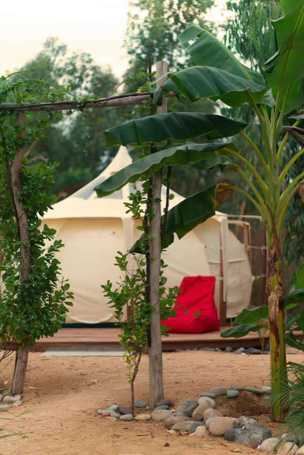 Glamping-Zelt bei MARUKE